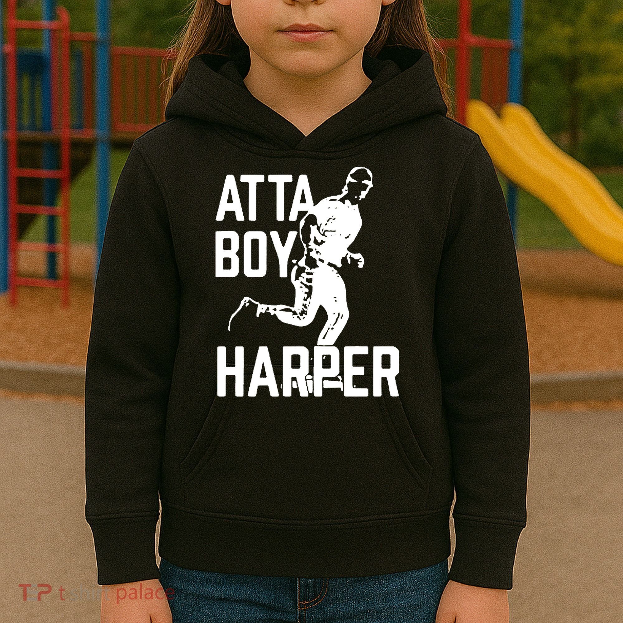 Atta Boy Harper Trending Atta Boy Harper Kids Hoodie