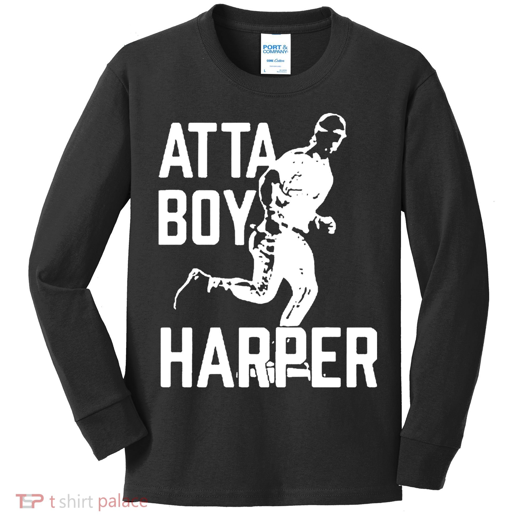 Atta Boy Harper Trending Atta Boy Harper Kids Long Sleeve Shirt