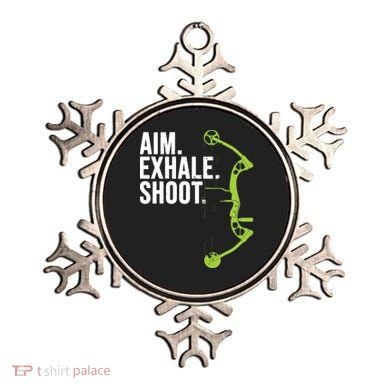 Archery Bow Hunting Shirts Aim Exhale Shoot Ornament