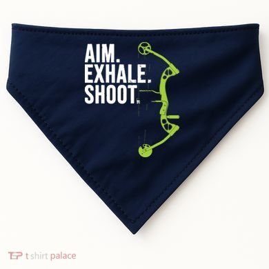 Archery Bow Hunting Shirts Aim Exhale Shoot USA-Made Doggie Bandana