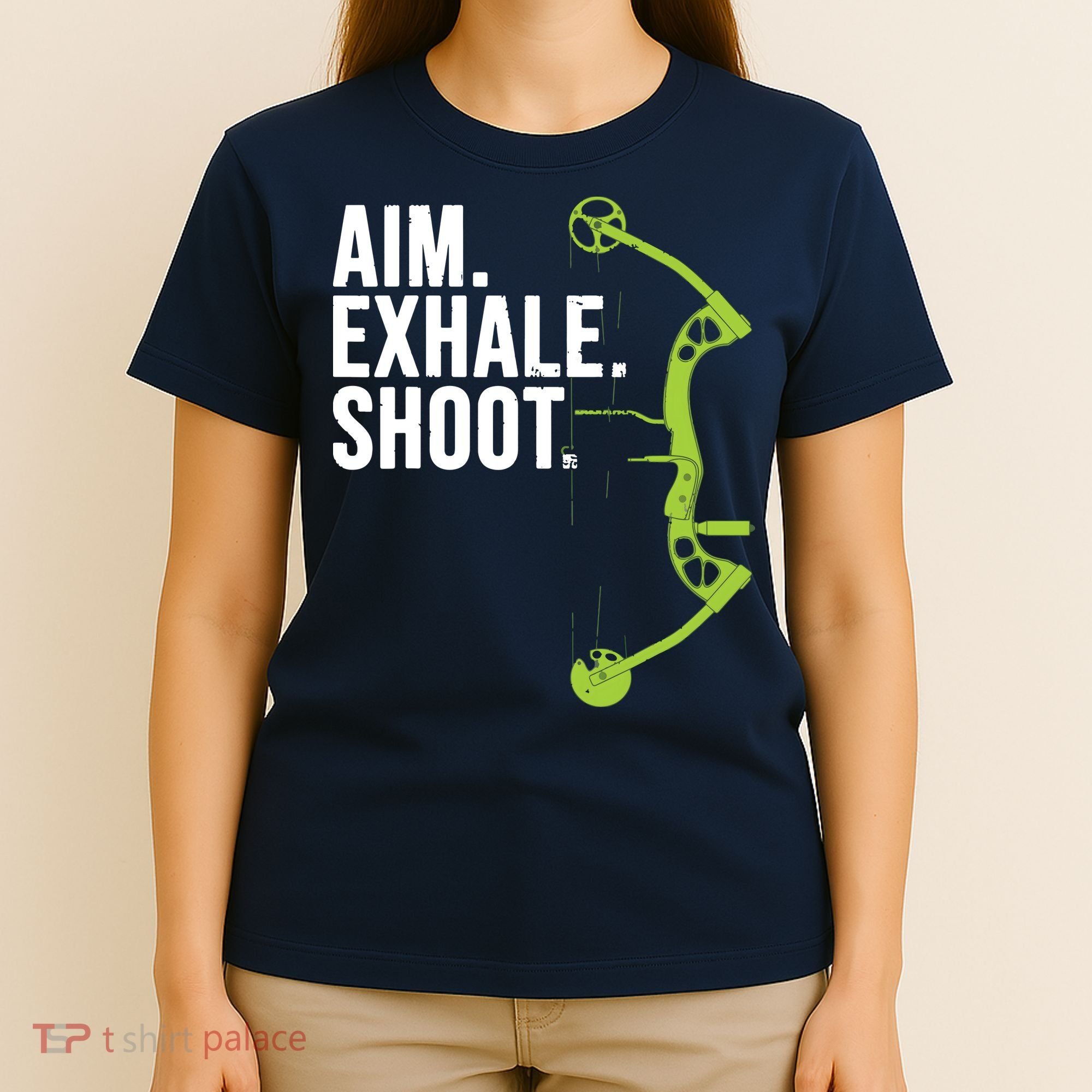 Archery Bow Hunting Shirts Aim Exhale Shoot T-Shirt