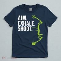 Archery Bow Hunting Shirts Aim Exhale Shoot T-Shirt thumb 5