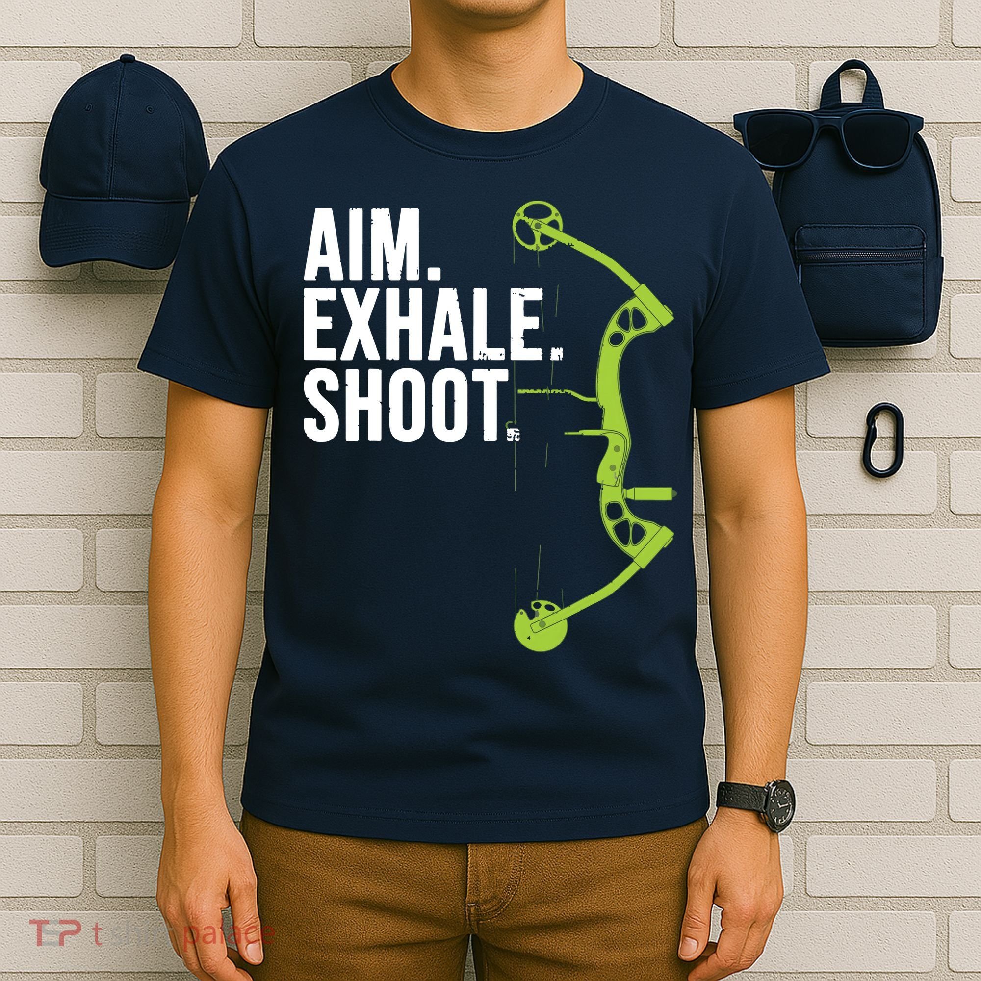 Archery Bow Hunting Shirts Aim Exhale Shoot T-Shirt