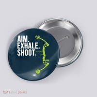 Archery Bow Hunting Shirts Aim Exhale Shoot Button thumb 0