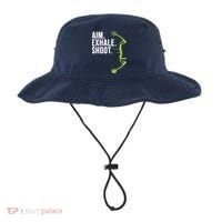 Archery Bow Hunting Shirts Aim Exhale Shoot Bucket Hat thumb 0