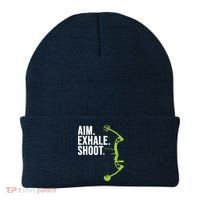 Archery Bow Hunting Shirts Aim Exhale Shoot Beanie thumb 0