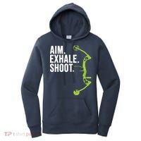 Archery Bow Hunting Shirts Aim Exhale Shoot Women's Hoodie thumb 0