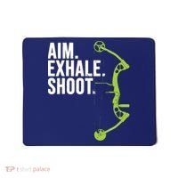 Archery Bow Hunting Shirts Aim Exhale Shoot Mousepad thumb 0