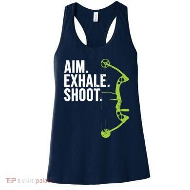 Archery Bow Hunting Shirts Aim Exhale Shoot Women's Tank Top