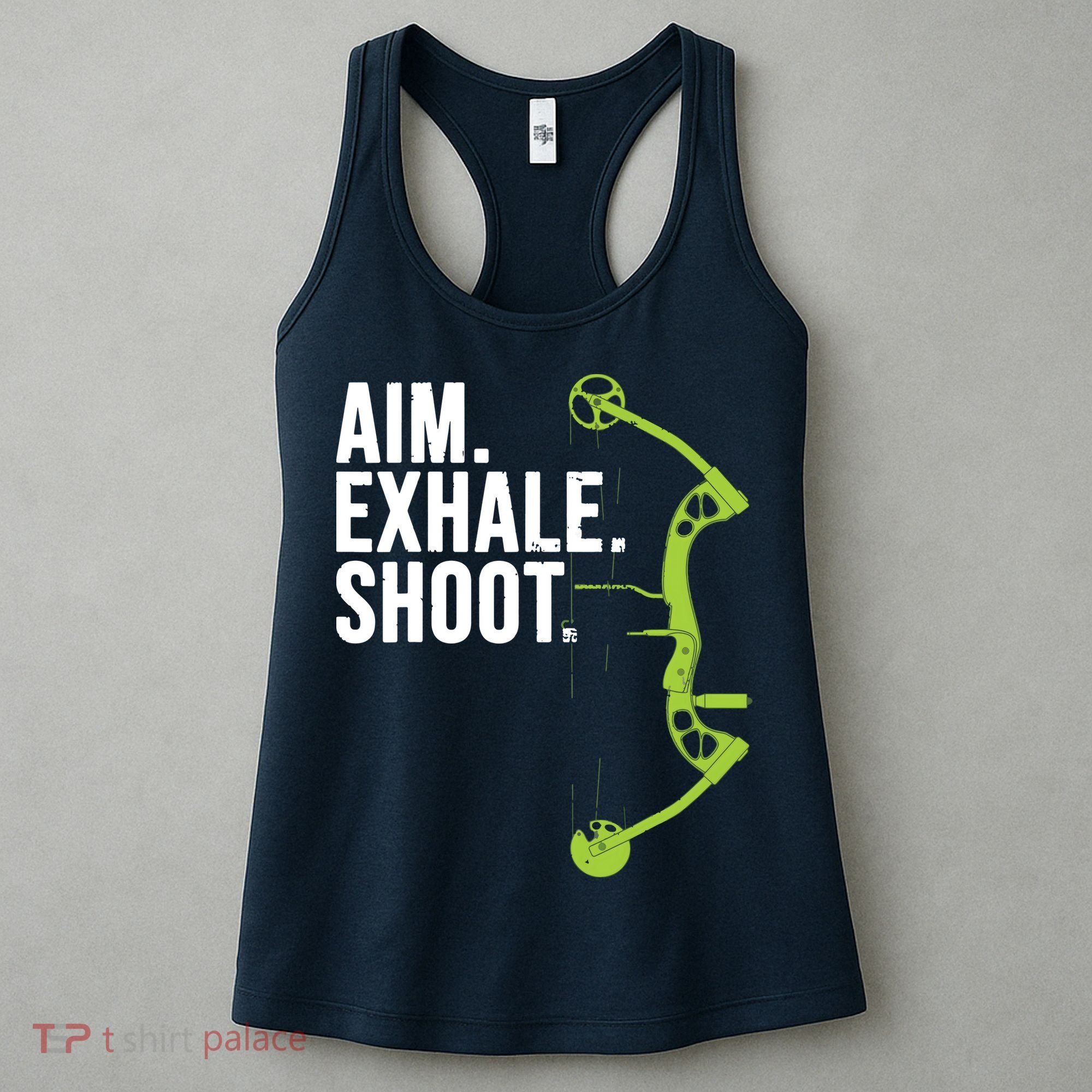 Archery Bow Hunting Shirts Aim Exhale Shoot Women's Tank Top