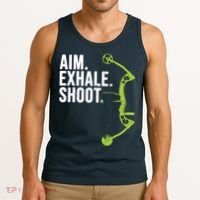 Archery Bow Hunting Shirts Aim Exhale Shoot Tank Top thumb 3