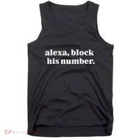 Alexa Block His Number Tank Top thumb 0