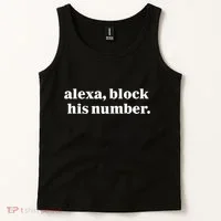 Alexa Block His Number Tank Top thumb 2