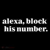 Alexa Block His Number Tank Top thumb 6