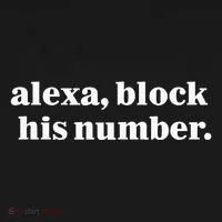 Alexa Block His Number Tank Top thumb 6