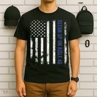 Anti Biden Impeach 46 8646 Clean Up On Aisle 46 Pro USA Flagd T-Shirt thumb 6