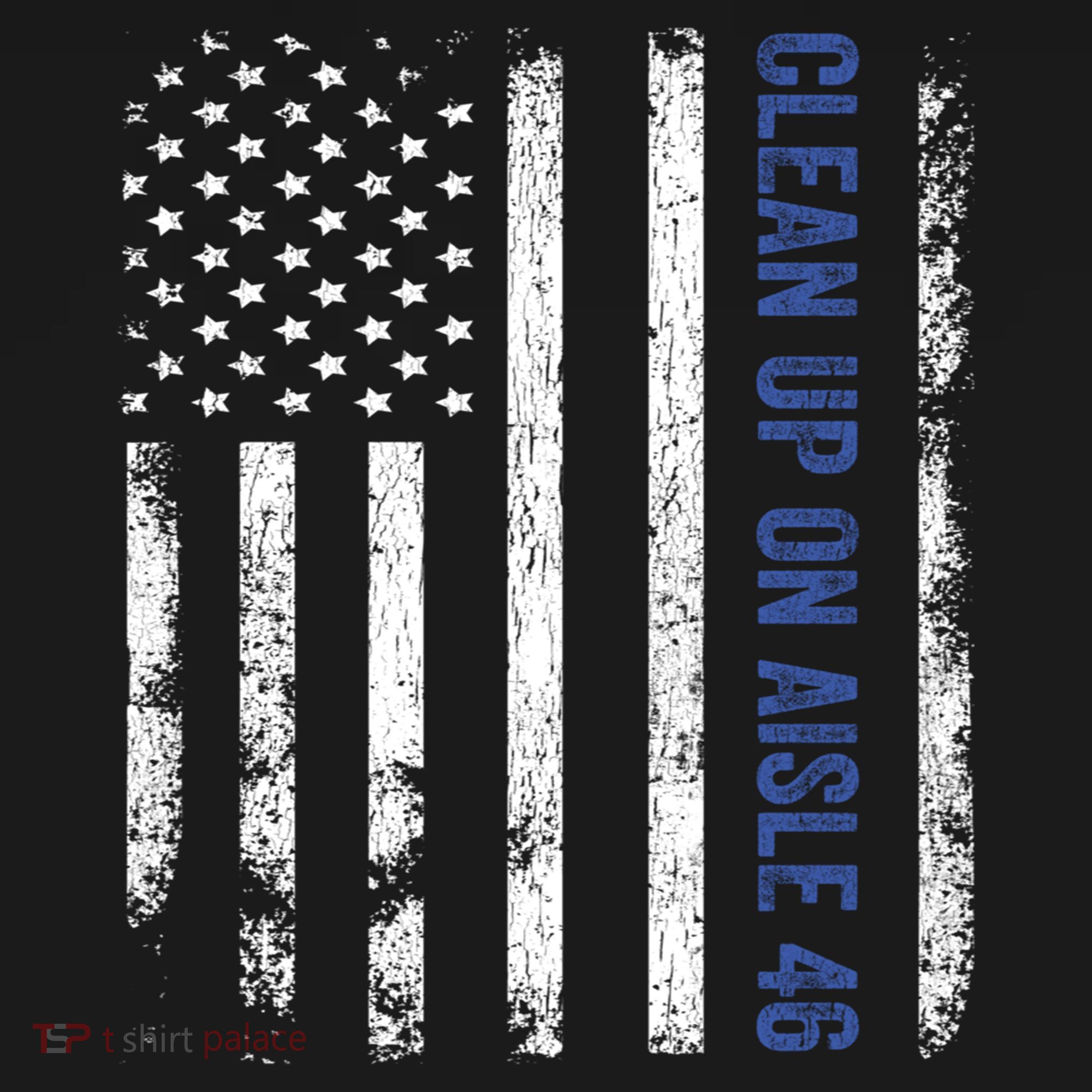 Anti Biden Impeach 46 8646 Clean Up On Aisle 46 Pro USA Flagd Women's Hoodie