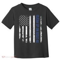 Anti Biden Impeach 46 8646 Clean Up On Aisle 46 Pro USA Flagd Toddler T-Shirt thumb 0