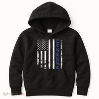 Anti Biden Impeach 46 8646 Clean Up On Aisle 46 Pro USA Flagd Kids Hoodie thumb 0