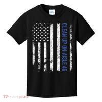 Anti Biden Impeach 46 8646 Clean Up On Aisle 46 Pro USA Flagd Kids T-Shirt thumb 0