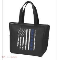 Anti Biden Impeach 46 8646 Clean Up On Aisle 46 Pro USA Flagd Tote Bag thumb 3