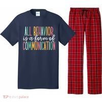 All Behavior Is A Form Of Communication Pajama Set thumb 0
