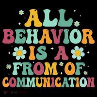 All Behavior Is A Form Of Communication ABA Behavior Bucket Hat thumb 4