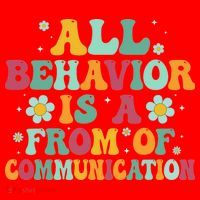 All Behavior Is A Form Of Communication ABA Behavior Santa Hat thumb 1