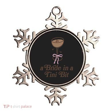 A Bride In A Tini Bit Cocktail Bow Coquette Bachelorette Ornament