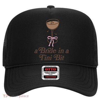 A Bride In A Tini Bit Cocktail Bow Coquette Bachelorette Hat