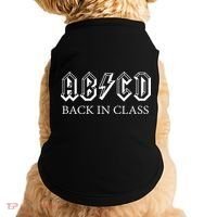 ABCD Back In Class Back To School Funny Teacher Doggie Tank thumb 0