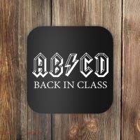 ABCD Back In Class Back To School Funny Teacher Coaster thumb 0