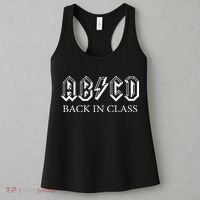 ABCD Back In Class Back To School Funny Teacher Women's Tank Top thumb 3