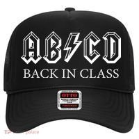 ABCD Back In Class Back To School Funny Teacher Hat thumb 0