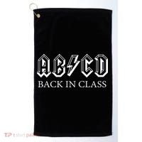 ABCD Back In Class Back To School Funny Teacher Golf Towel thumb 0