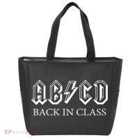 ABCD Back In Class Back To School Funny Teacher Tote Bag thumb 0