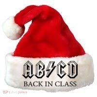 ABCD Back In Class Back To School Funny Teacher Santa Hat thumb 0