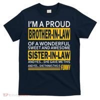 A Brother In Law Awesome Sister In Law T-Shirt thumb 0