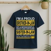 A Brother In Law Awesome Sister In Law T-Shirt thumb 2