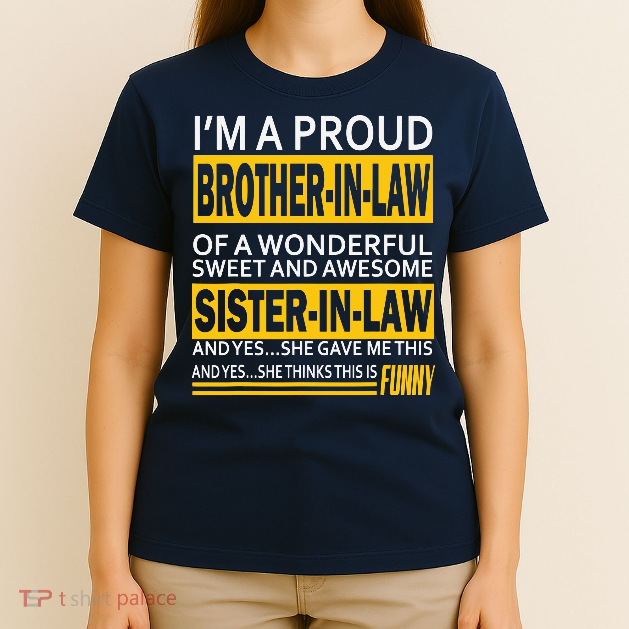 A Brother In Law Awesome Sister In Law T-Shirt