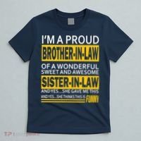 A Brother In Law Awesome Sister In Law T-Shirt thumb 5