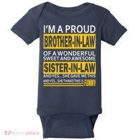 A Brother In Law Awesome Sister In Law Baby Bodysuit thumb 0