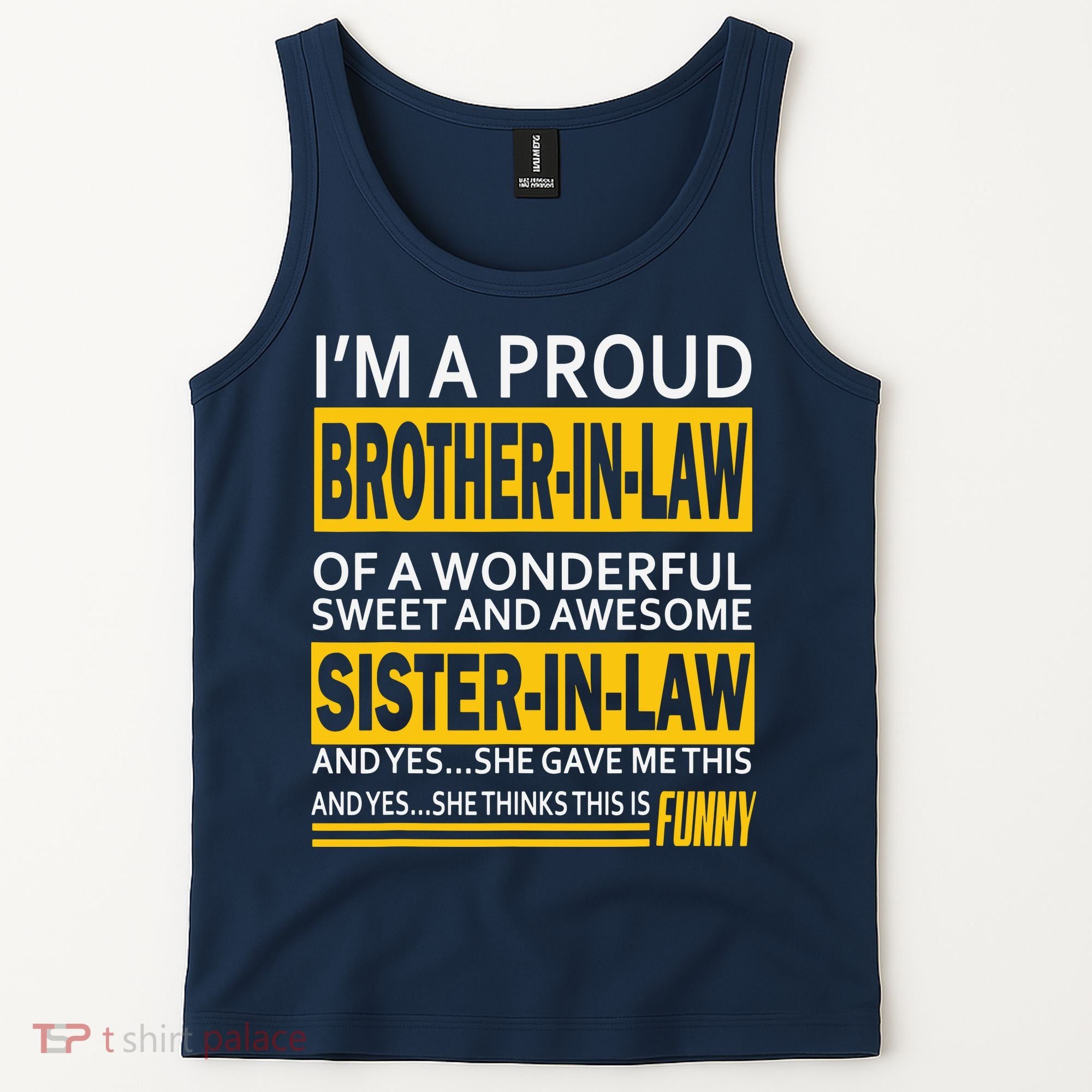 A Brother In Law Awesome Sister In Law Tank Top