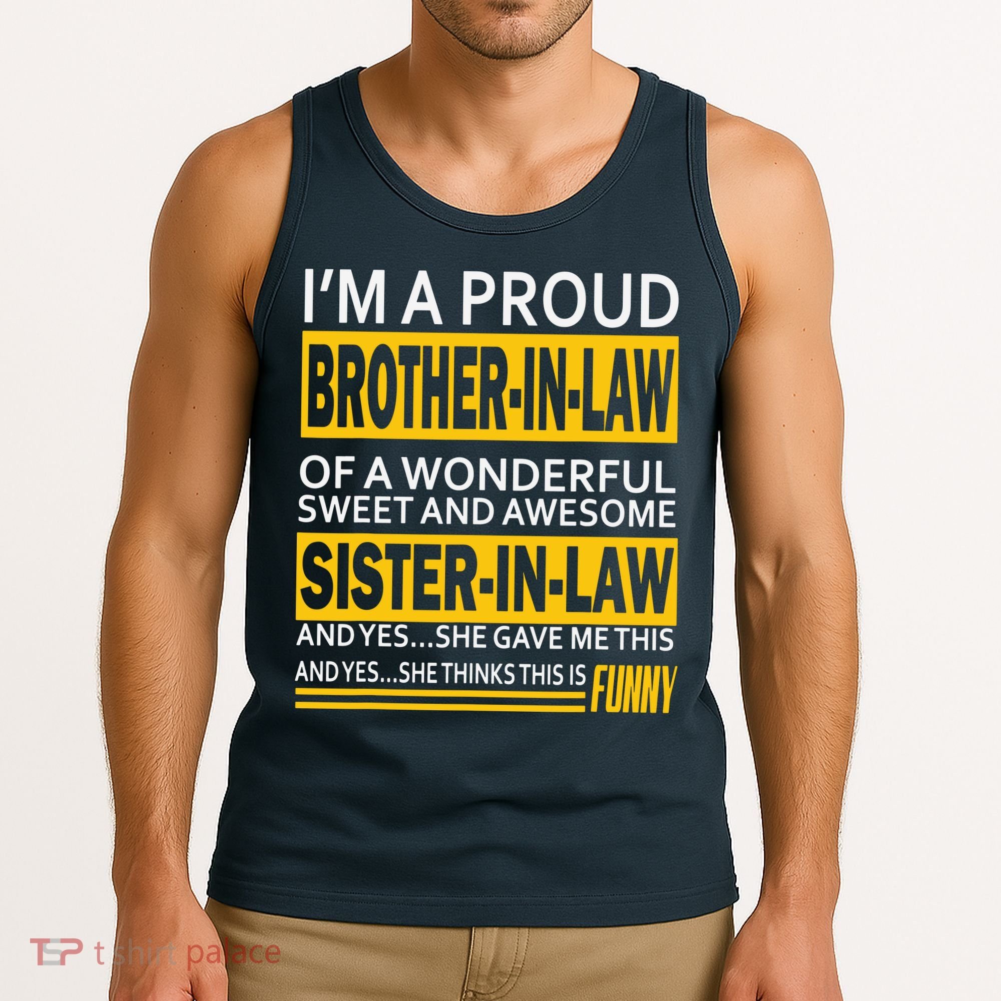 A Brother In Law Awesome Sister In Law Tank Top