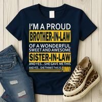 A Brother In Law Awesome Sister In Law Women's T-Shirt thumb 3