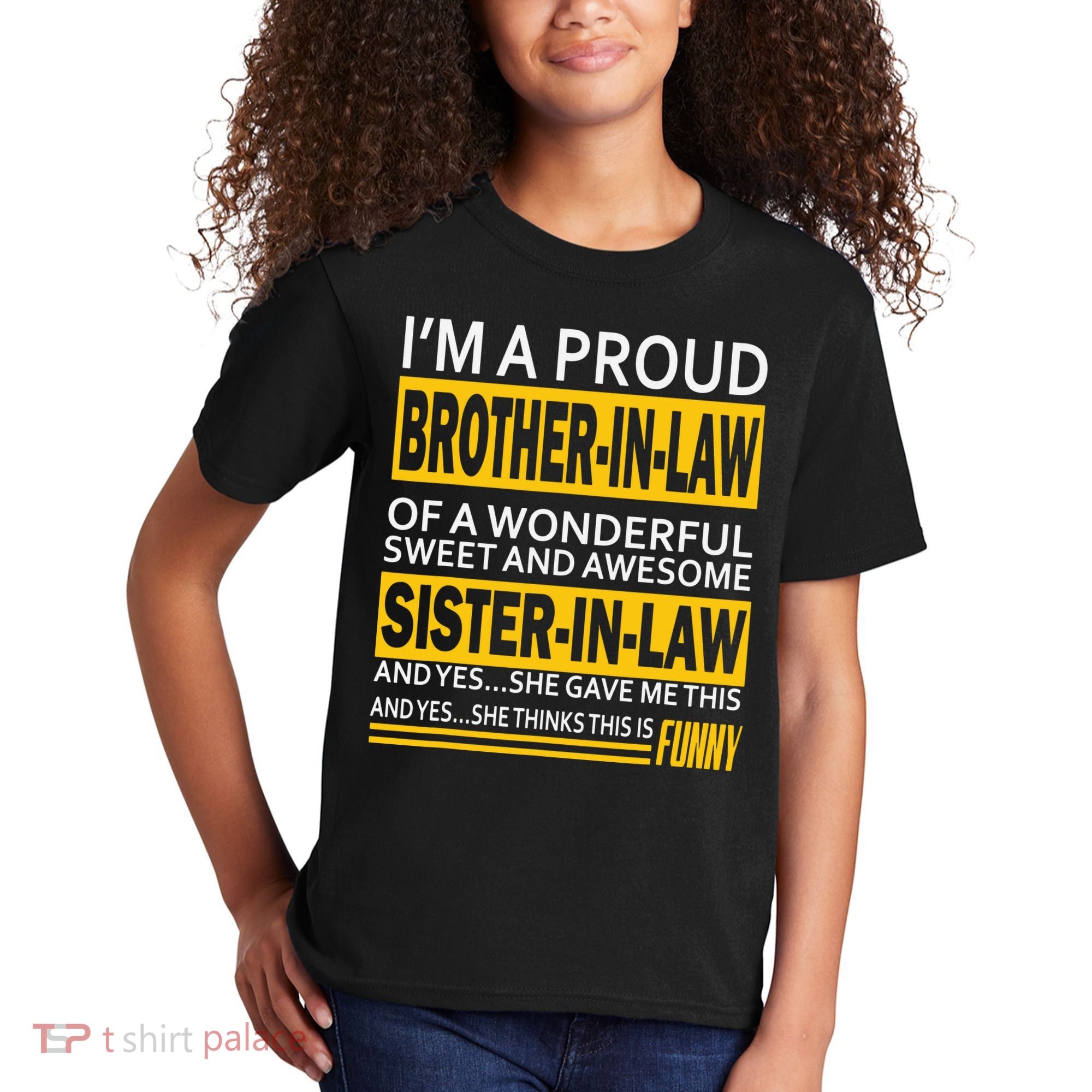 A Brother In Law Awesome Sister In Law Kids T-Shirt