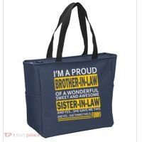 A Brother In Law Awesome Sister In Law Tote Bag thumb 2