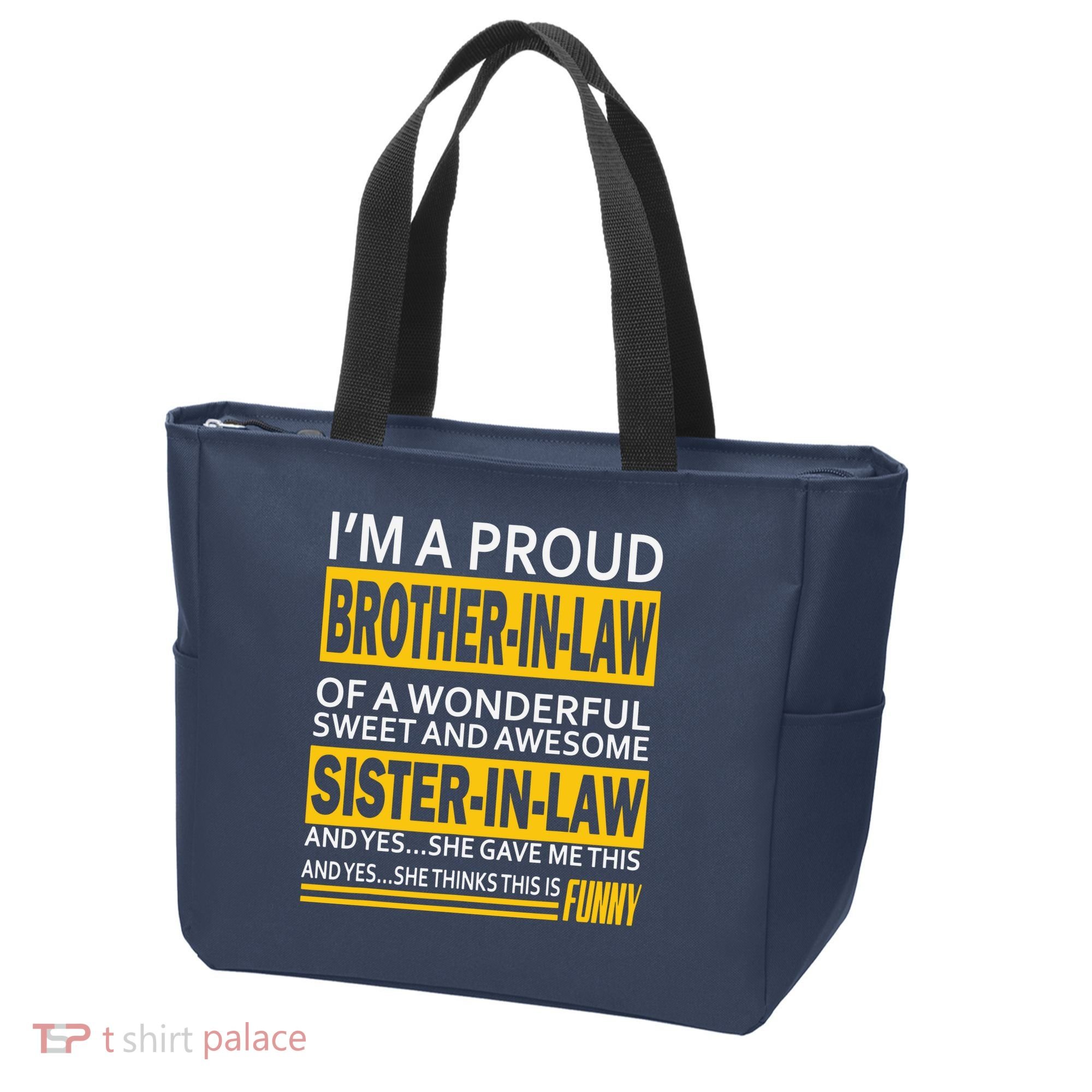 A Brother In Law Awesome Sister In Law Tote Bag