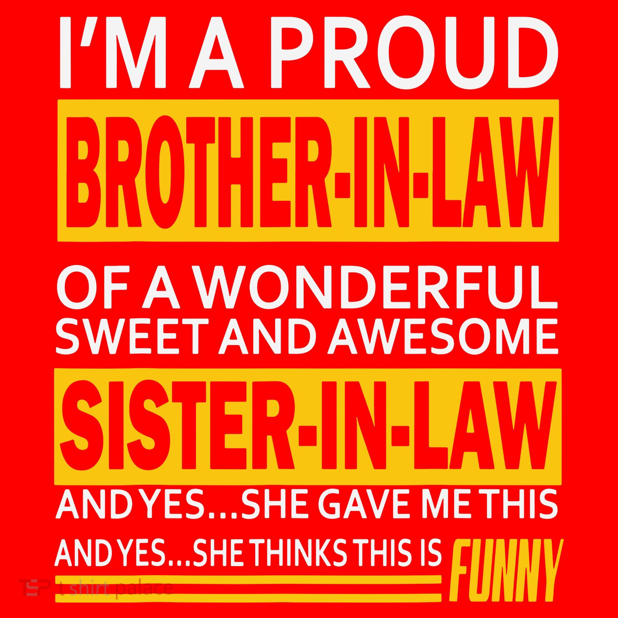 A Brother In Law Awesome Sister In Law Santa Hat