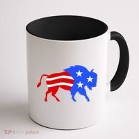 American Bison Illustration Coffee Mug thumb 1